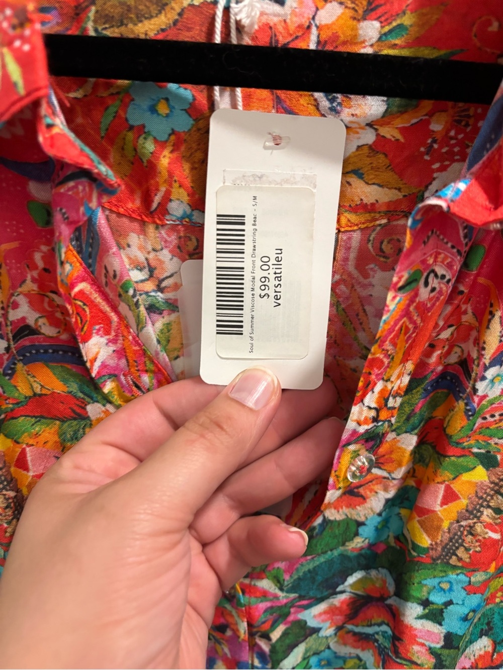 NWT La Moda Boho Dress, size S/M - Picture 5 of 10